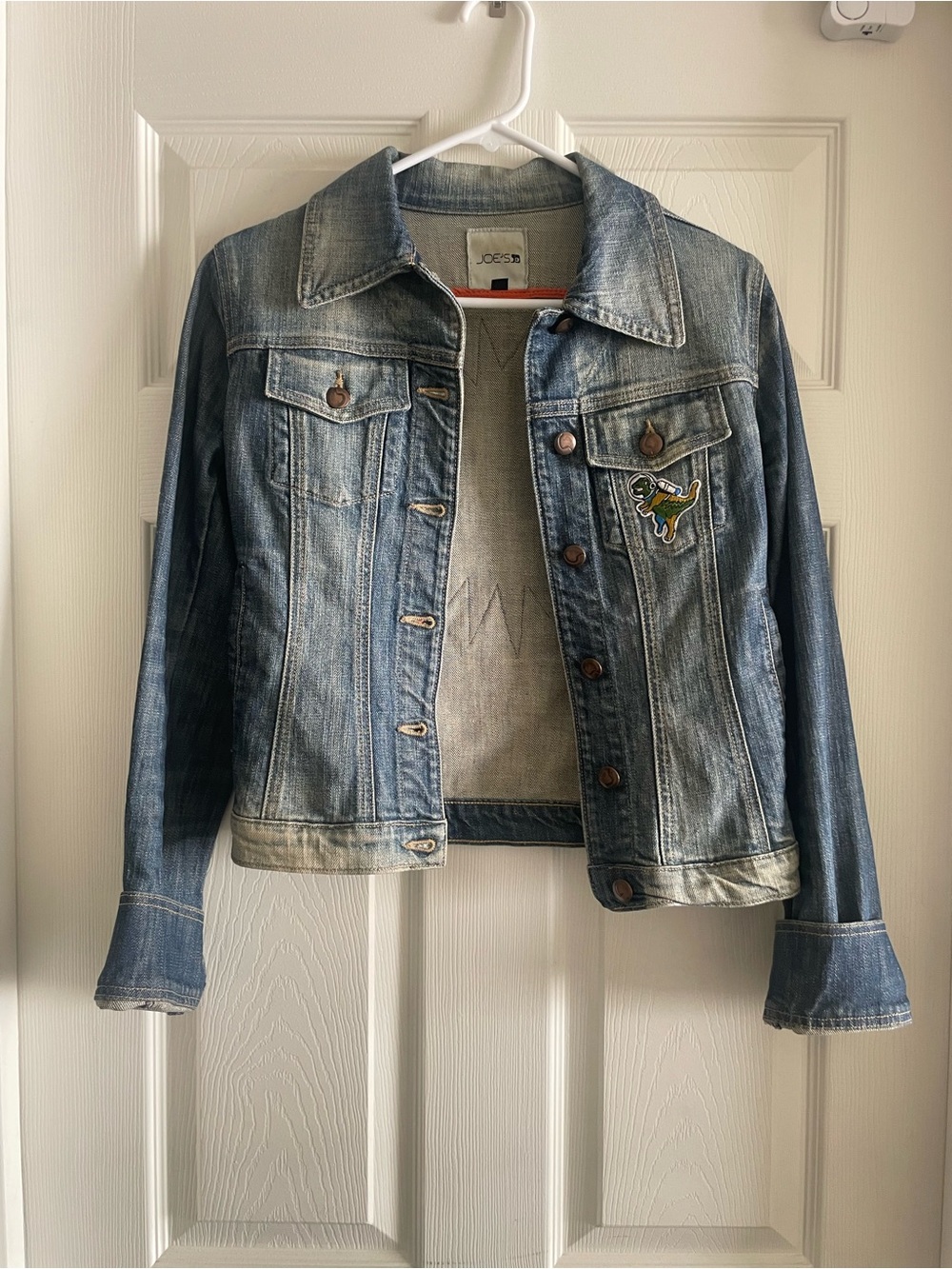 Joe's Jeans Vintage Faded Blue Denim Trucker Jacket